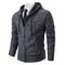Warm Winter Fleece Men's Casual Sports Jacket Stand Collar Zipper Cardigan for Autumn Winter