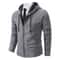Warm Winter Fleece Men's Casual Sports Jacket Stand Collar Zipper Cardigan for Autumn Winter