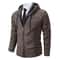 Warm Winter Fleece Men's Casual Sports Jacket Stand Collar Zipper Cardigan for Autumn Winter