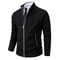 Warm Winter Fleece Men's Casual Sports Jacket Stand Collar Zipper Cardigan for Autumn Winter
