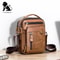 Genuine Leather Messenger Bag for Men Stylish Crossbody Shoulder Bag