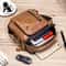 Genuine Leather Messenger Bag for Men Stylish Crossbody Shoulder Bag