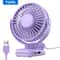 Portable USB ClipOn Desk Fan Brushless Motor UltraQuiet Airflow Sturdy Clamp For Office Or Bedroom 9