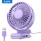 Portable USB ClipOn Desk Fan Brushless Motor UltraQuiet Airflow Sturdy Clamp For Office Or Bedroom 9
