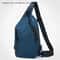 Mens Fashion Chest Bag Solid Color One Shoulder Crossbody Bag With USB Charging Outdoor Casual Nylo 8