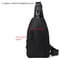 Mens Fashion Chest Bag Solid Color One Shoulder Crossbody Bag With USB Charging Outdoor Casual Nylo 11
