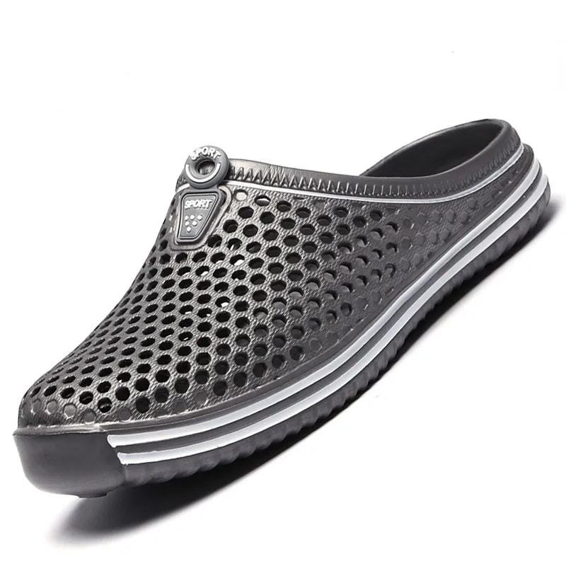 Comfortable Men Pool Sandals Summer Outdoor Beach Shoes Slip-On Garden Clogs Water Shower Slippers Unisex Zapatos