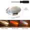 LED Crystal Table Lamp Eye of the Sky Projector, Elegant Egg-Shaped Light for Living Room Bedroom Decor