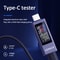 Digital Display DC Voltage and Ammeter Power Meter Charger Capacity Tester, Type C