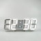 LED Digital Alarm Wall Clock with Time, Date Temperature Display for Home Office