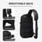 Waterproof Sling Crossbody Bag For Men Large Capacity Chest Messenger Bag For Short Trips 4