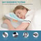 Odorless Orthopedic Ergonomic Memory Foam Pillow for Neck Relief Breathable Slow Rebound Design