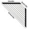 Roll Up Triangle Dish Drying Rack Foldable Stainless Steel Kitchen Sink Organizer for Sponge Rag