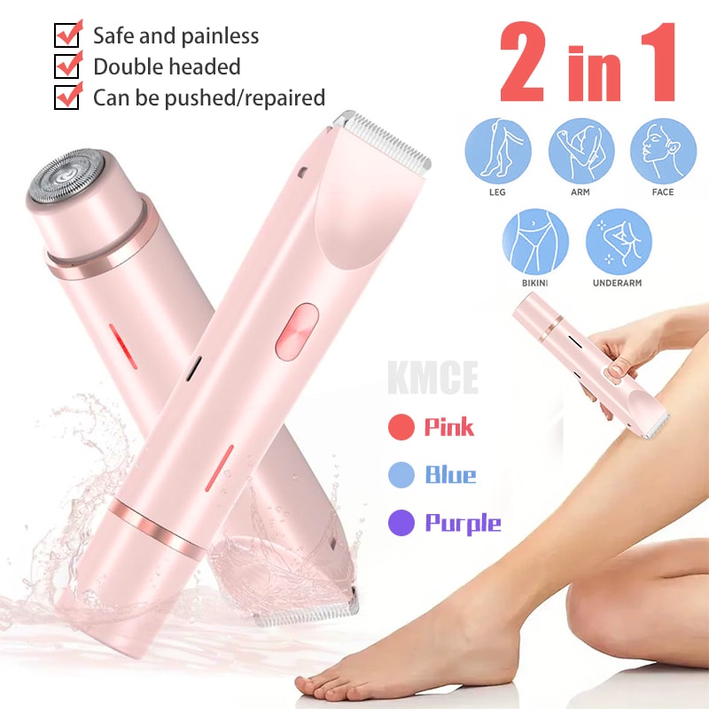 Waterproof Rechargeable Electric Shaver Mini Womens Bikini Trimmer Hair Remover 1