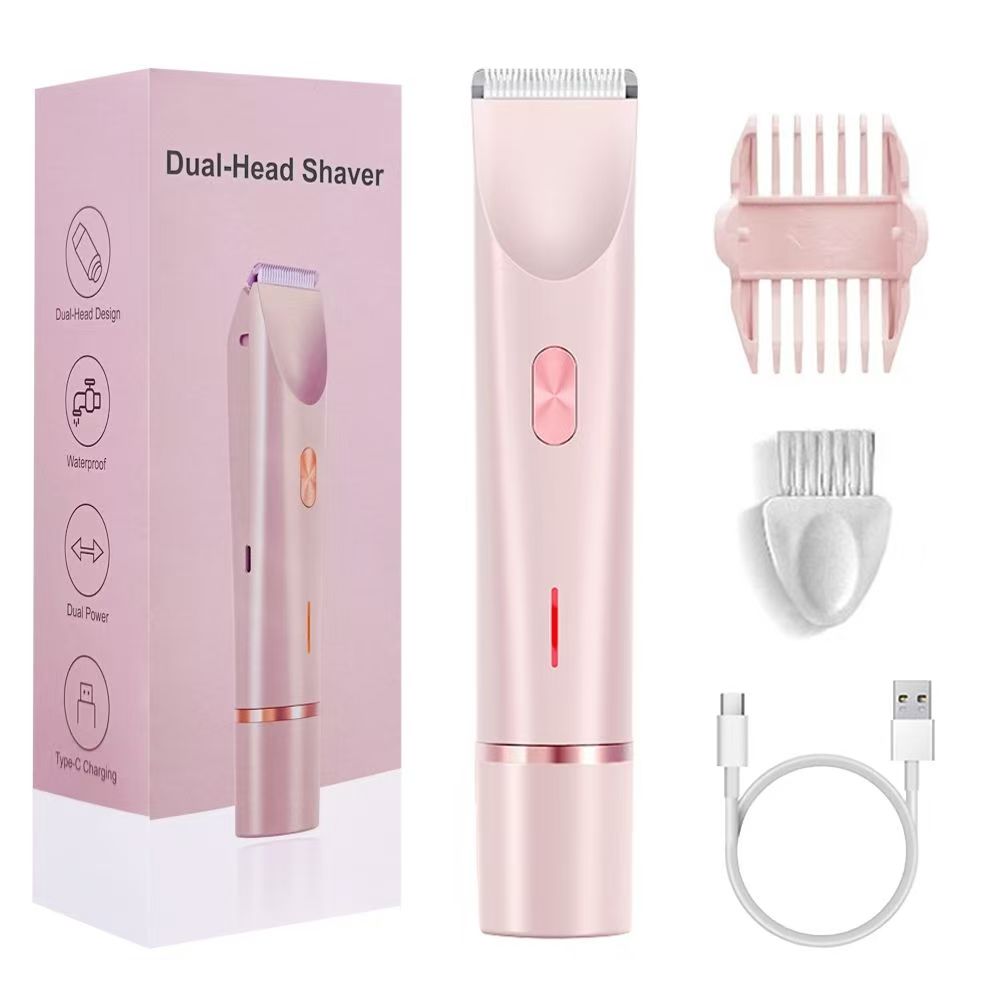 Waterproof Rechargeable Electric Shaver Mini Womens Bikini Trimmer Hair Remover 7