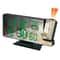 LED Digital Projection Alarm Clock Ceiling Clock with Time, Temperature Display, Backlight, and Snooze Function for Home