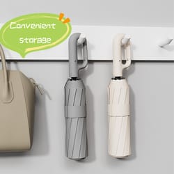 extra large wind-resistant, rain-resistant, uv-resistant, fully automatic ring-buckle umbrella