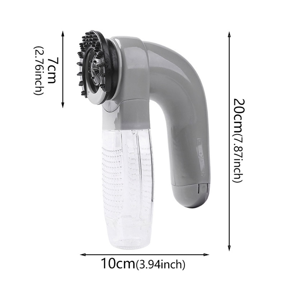 Portable Pet Grooming Vacuum for Cats and Dogs with Gentle Massage Brush and Hair Removal Cleaner