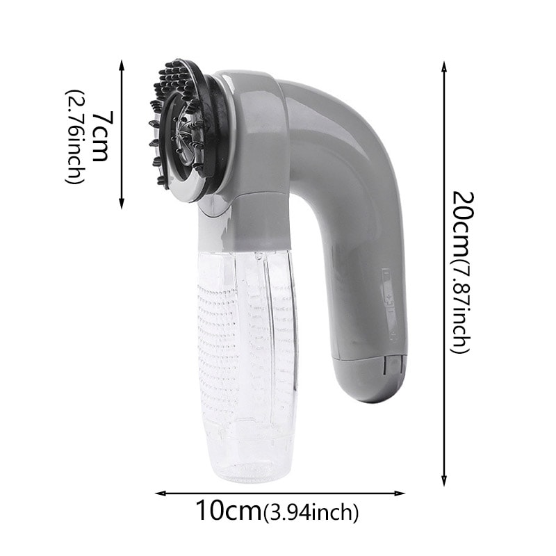 Portable Pet Grooming Vacuum for Cats and Dogs with Gentle Massage Brush and Hair Removal Cleaner