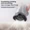 Portable Pet Grooming Vacuum for Cats and Dogs with Gentle Massage Brush and Hair Removal Cleaner