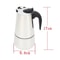 Premium Stovetop Moka Pot Italian Espresso Maker Classic Aluminum Coffee Brewer 7
