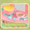 Mini Kitchen Play Set for Kids DIY Cooking Food Tableware Toy for Boys and Girls