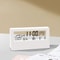Creative Thermo-Hygrometer Clock Weather Display Alarm Clock for Desktop Decor
