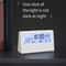 Creative Thermo-Hygrometer Clock Weather Display Alarm Clock for Desktop Decor