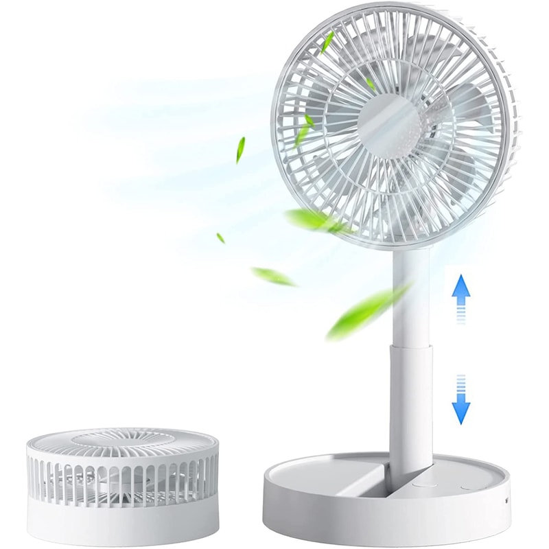 USB Foldable Fan With Multiple Speeds And Timing BatteryOperated Mini Fan For Bedroom IndoorOutdoor 1