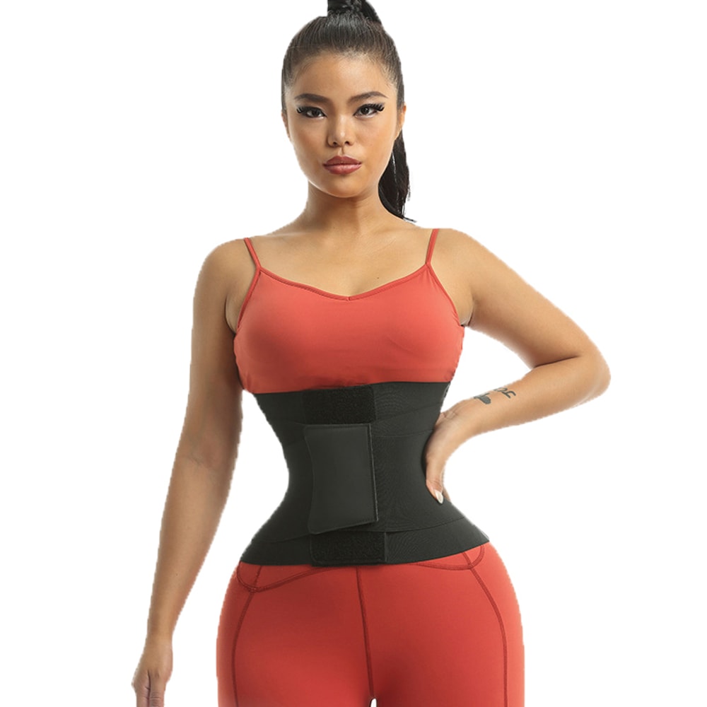 Sticky Sauna Sweat Belt Waist Trainer Compression Shirt For Belly Girdles Shapewear 4