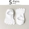 Invisible Toe Socks Summer Thin Cotton Mesh Breathable Soft Elastic Comfort Socks 6