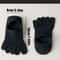 Invisible Toe Socks Summer Thin Cotton Mesh Breathable Soft Elastic Comfort Socks 12