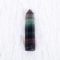 Natural Fluorite Crystal Healing Wand Colorful Striped Fluorite Hexagonal Point, Quartz Crystal Stone for Treatment