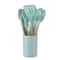 Non-Stick Silicone Kitchen Utensil Set Wooden Handle Cooking Tools, Spatula, Shovel, Egg Beaters