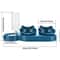 Triple Cat Bowls Pet Feeder With Automatic Drinking Bottle Tilted Rotatable Design For Cats Dogs 4