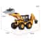 Diecast Tractor Excavator Bulldozer Truck Model for Kids A durable and realistic alloy construction toy set