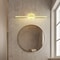 Modern LED Wall Lamp for Bathroom Toilet Black Gold Long Strip Fixture Home Decor LED Lighting Lamp