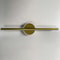 Modern LED Wall Lamp for Bathroom Toilet Black Gold Long Strip Fixture Home Decor LED Lighting Lamp