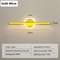 Modern LED Wall Lamp for Bathroom Toilet Black Gold Long Strip Fixture Home Decor LED Lighting Lamp