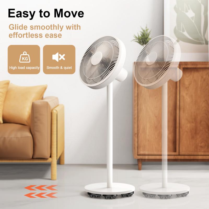 Adjustable Furniture Leg Pads with Rollers Perfect for Sofa, Bed, and Washing Machine Boosters