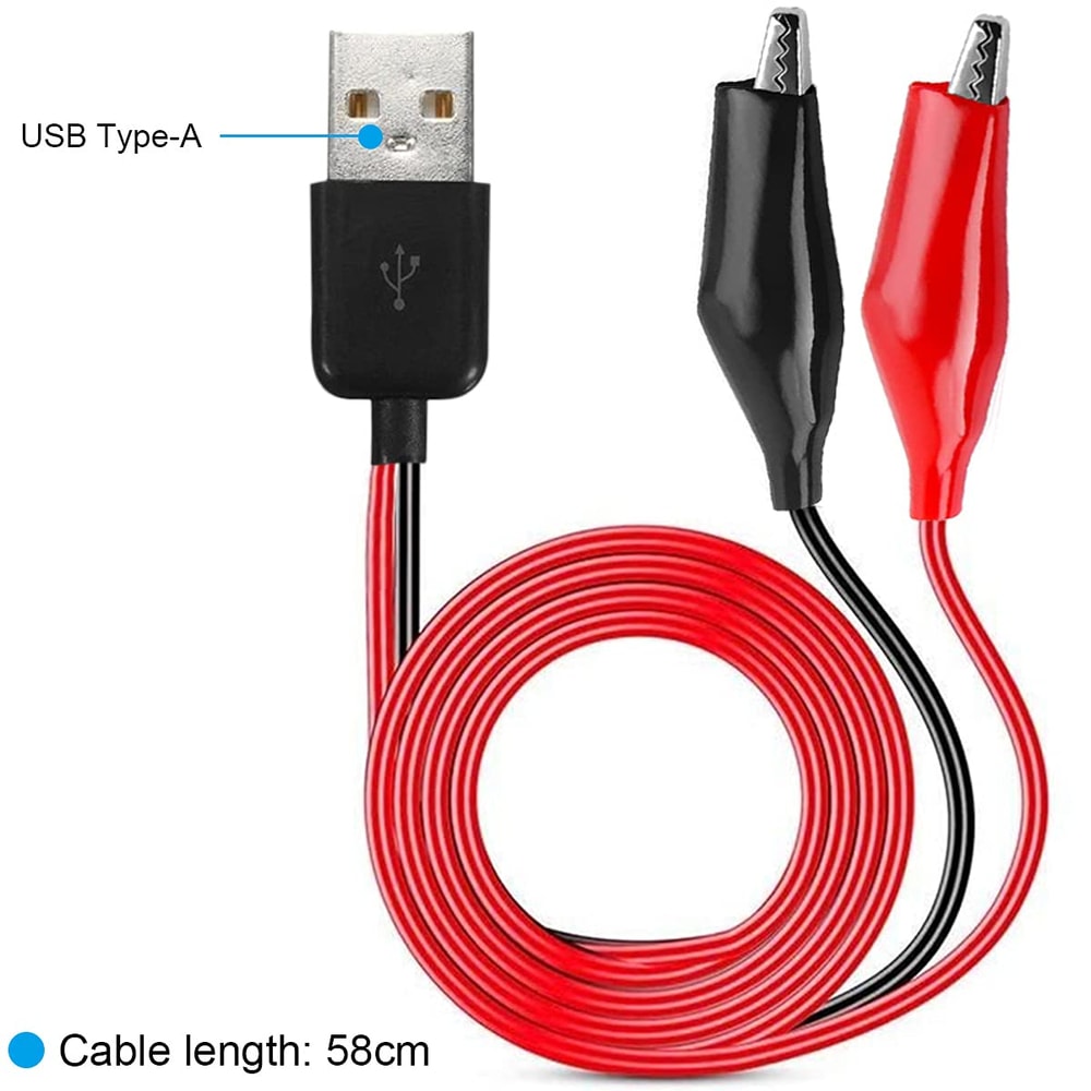 Maximized For Testing Circuits And Power Supplies This Highquality USB Clip Test Lead Is Ideal For 1