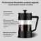 Premium French Press Coffee Maker Borosilicate Glass, Multifunction Hand Press Pot for Coffee Tea Brewing