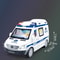Mini Diecast Emergency Vehicle Model Set Ambulance, Fire Truck, and Police Car with Sound Light for Boys