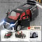 Mini Diecast Emergency Vehicle Model Set Ambulance, Fire Truck, and Police Car with Sound Light for Boys