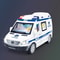 Mini Diecast Emergency Vehicle Model Set Ambulance, Fire Truck, and Police Car with Sound Light for Boys