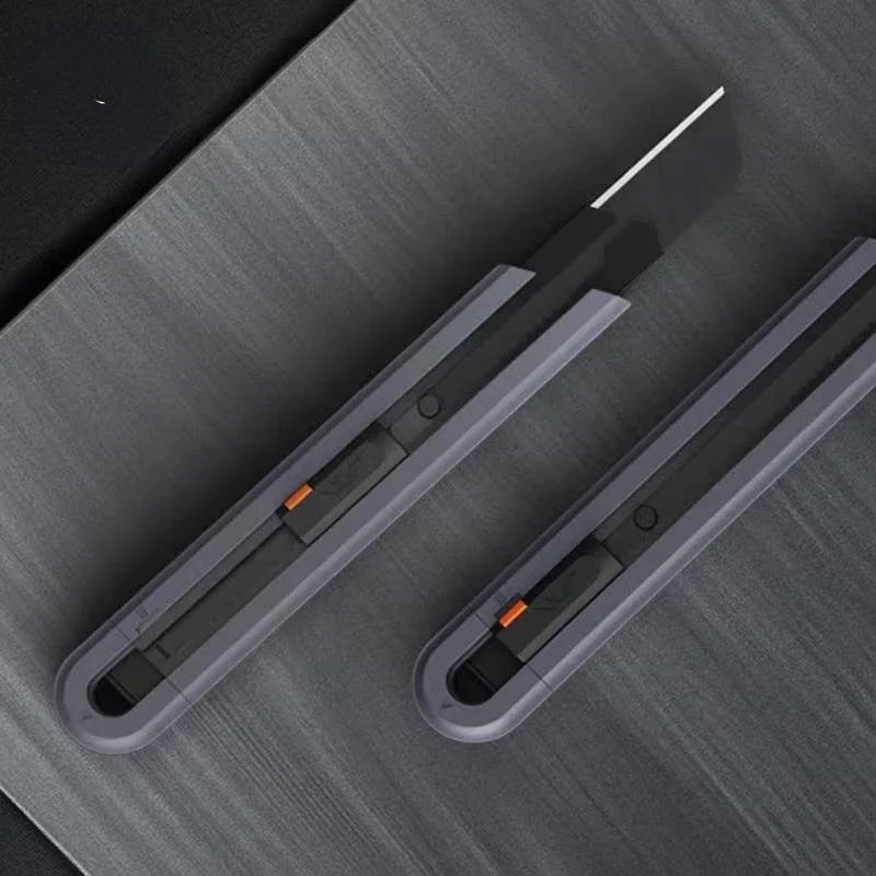 Stretch Utility Knife With Safety Lock Carbon Steel Blades Pocket Knife For Paper Cutting And Handi 2