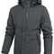 Mens Waterproof Windproof Hiking Rain Jacket with Hood