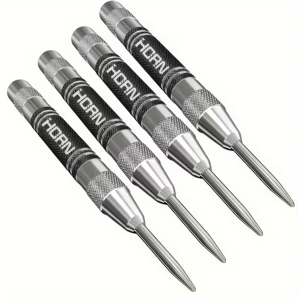Silver Automatic Center Punch Tool Time-Saving, Precision Punch for Equipment Maintenance Installation