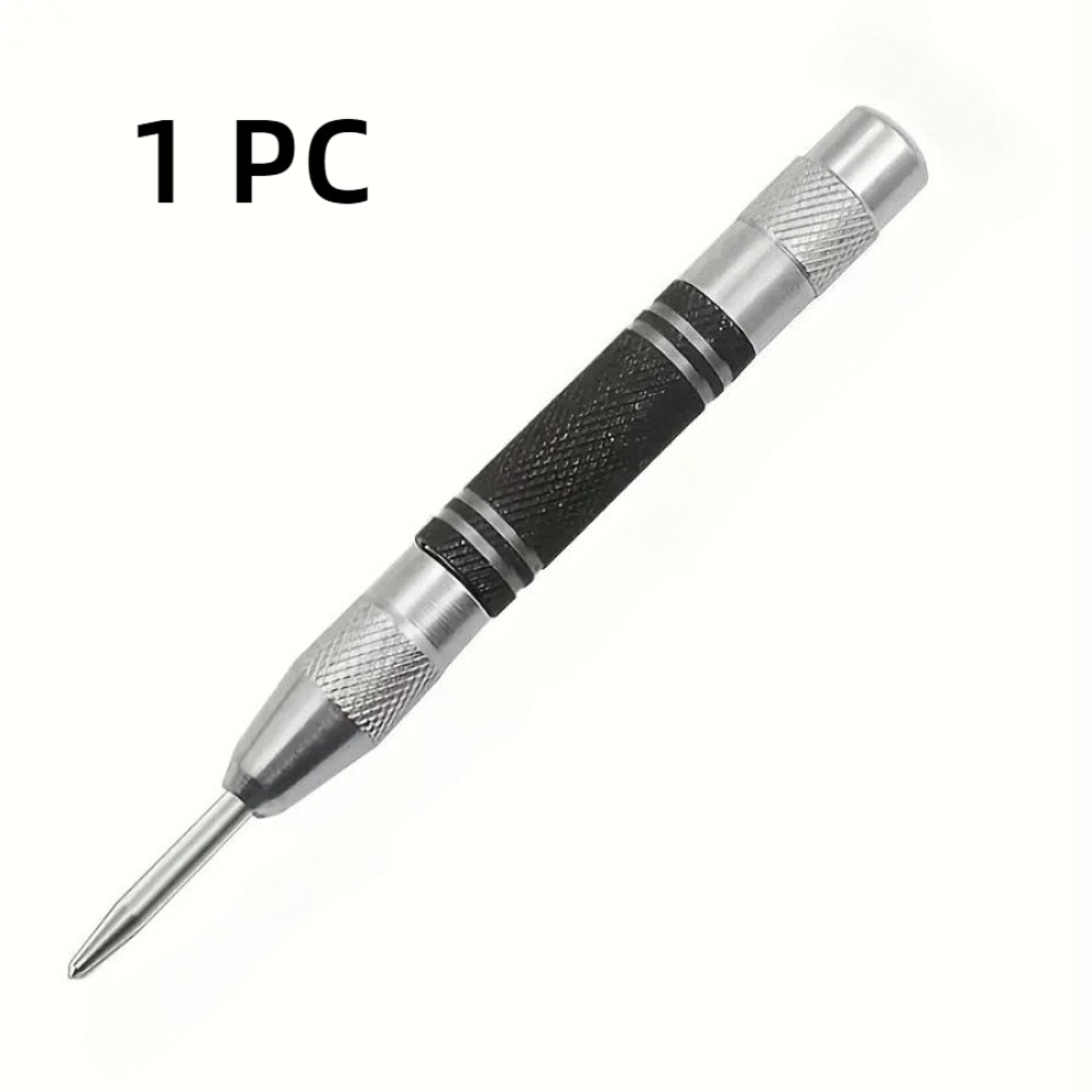 Silver Automatic Center Punch Tool Time-Saving, Precision Punch for Equipment Maintenance Installation