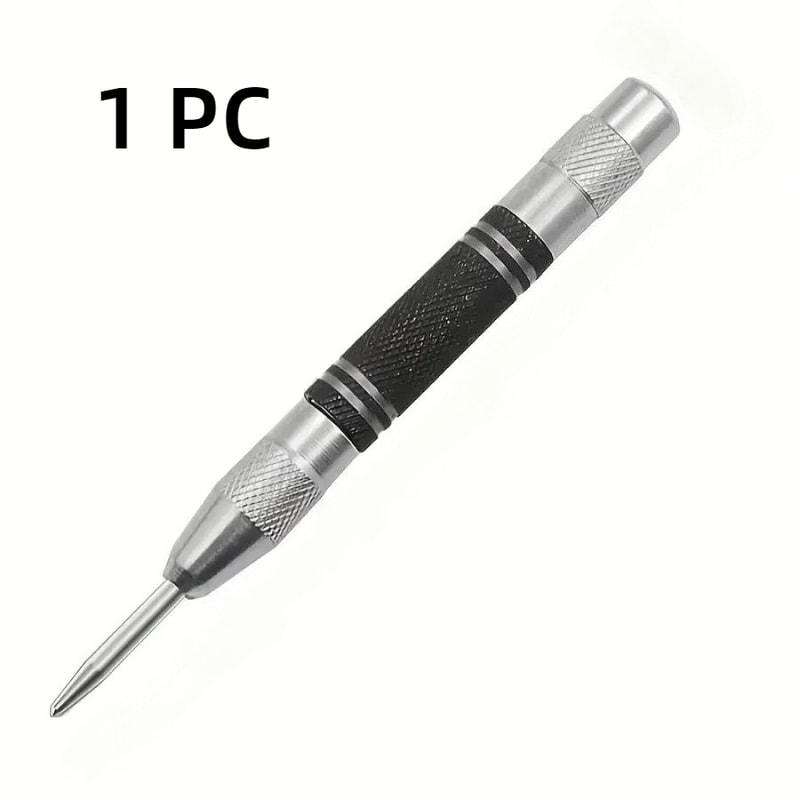 Silver Automatic Center Punch Tool Time-Saving, Precision Punch for Equipment Maintenance Installation